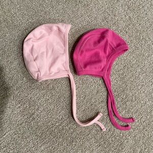 Two Baby Pilot Caps
